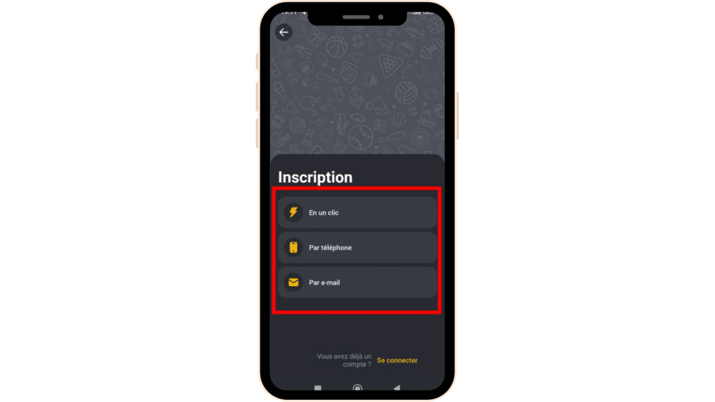 Choisir la formule d'inscription