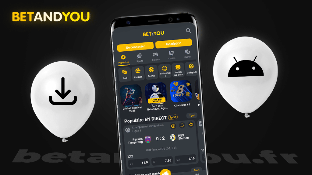 Comment télécharger Betandyou app sur android 